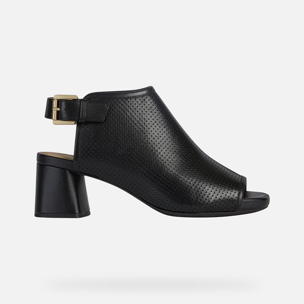 Geox Bayan Sandalet Siyah - Genziana - GSI-726819